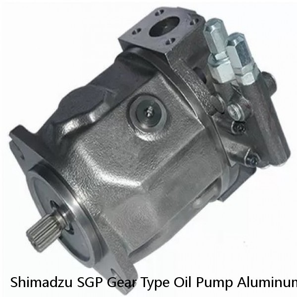 Shimadzu SGP Gear Type Oil Pump Aluminum Material With Excellent Durability